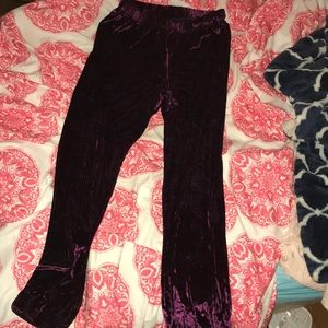 Velvet joggers from Snap.